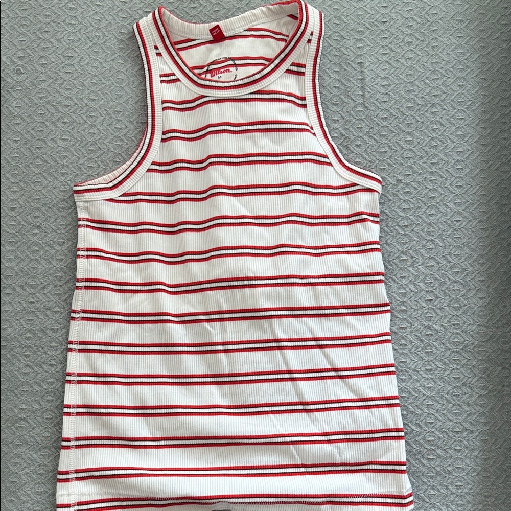 Wilson striped  Sleeveless Top